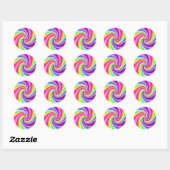 draaierig ronde sticker (Vel)