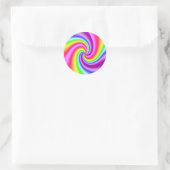 draaierig ronde sticker (Tas)
