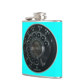  draaierkolf voor telefoongesprekken (Turquoise) Heupfles (Links)