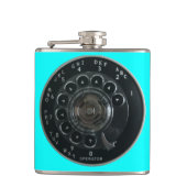 draaierkolf voor telefoongesprekken (Turquoise) Heupfles (Voorkant)
