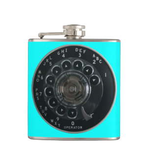  draaierkolf voor telefoongesprekken (Turquoise) Heupfles