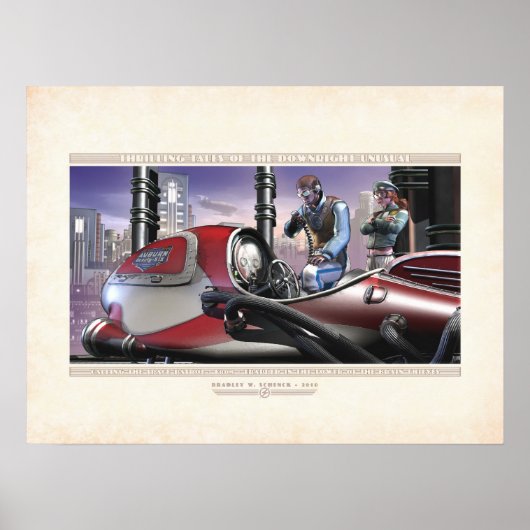 Draaiingstaarten: De ruimtepatrouille aanroepen (2 Poster (Voorkant)