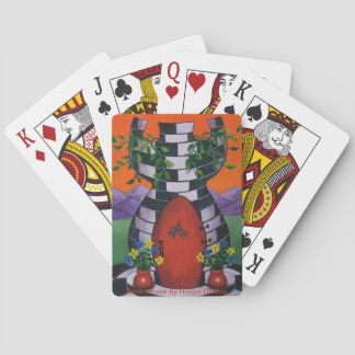 Draaikaarten voor het afspelen van rails pokerkaarten