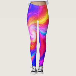 Draaikleurige Regenboog Op Maat Krappe Broek Leggings