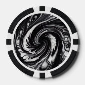 Draaikolk in een baan poker chips (Voorkant)
