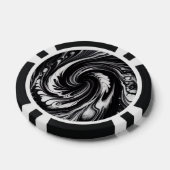 Draaikolk in een baan poker chips (Enkel)