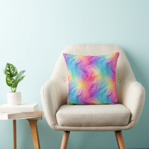 Draaikolk Regenboog Abstracte Worp Kussen