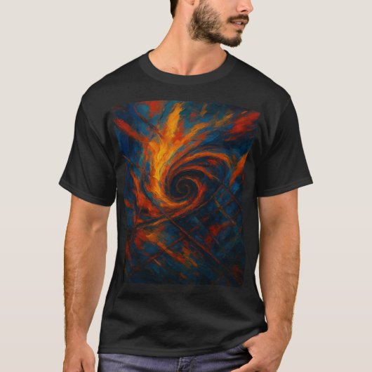 Draaikolk van Vuur en Stilte T-shirt (Voorkant)
