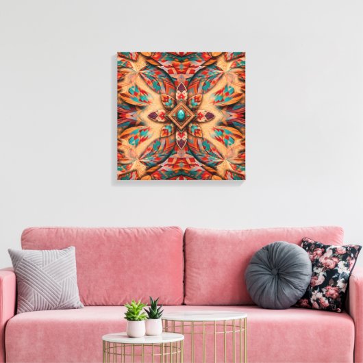 Draaikolk Zuidwest Veren Canvas Afdruk (Insitu (Woonkamer))