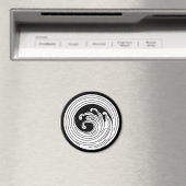 Draaikolkachtige golfcirkel magneet (Insitu (Vaatwasser))