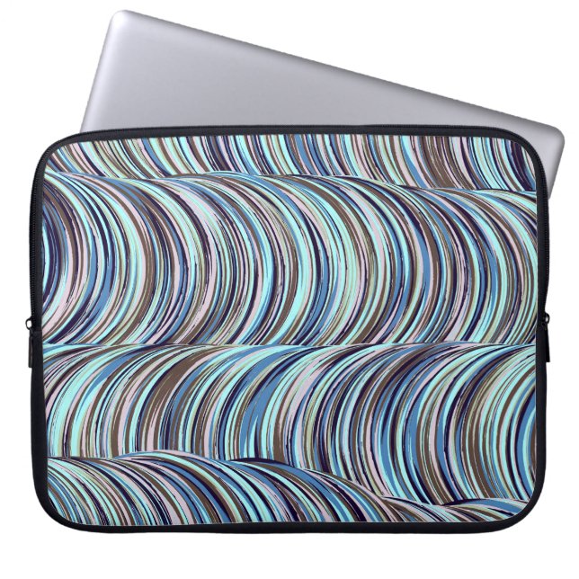 Draaikolken Laptop Sleeve (Voorkant)
