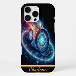 Draaikolken van sterrenstelsels en gloeiende sterr iPhone 16 pro max hoesje