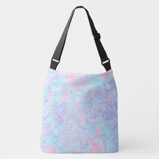 Draaikolken van suikerspin crossbody tas (Voorkant)