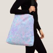 Draaikolken van suikerspin crossbody tas (Dichtbij)