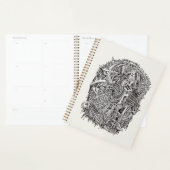 Draaikop, inkttekening planner (Display)