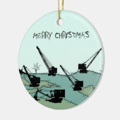 Draaikranen en schoppen Bedieningskraan Keramisch Ornament (Links)