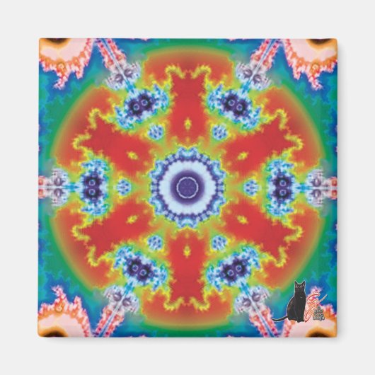Draaikunstwerk Magneet Kaleidoscoop (Voorkant)