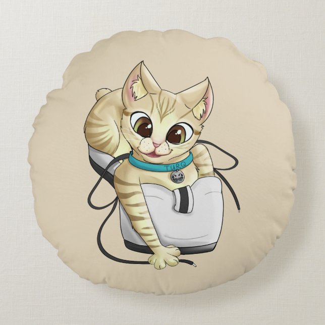 Draaikussen rond rond kussen (Voorkant)