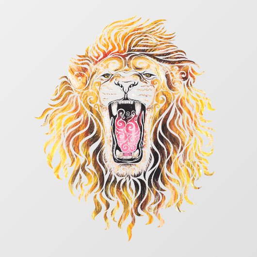 draailier raamsticker (Vel)