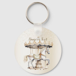 Draaimolen Circus Kermis Mooie Cute Sleutelhanger