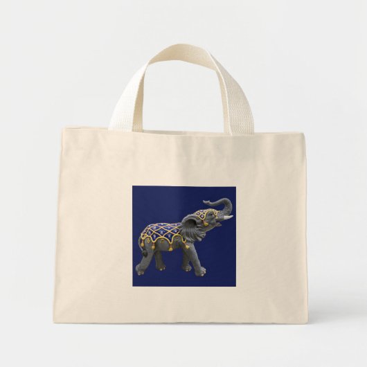 Draaimolen Dier Olifant Foto Tas (Voorkant)