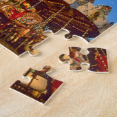 Draaimolen, Eiffeltoren, Parijs, Frankrijk Legpuzzel (Zijkant)