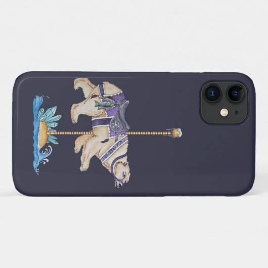 Draaimolen Ijsbeer Case-Mate iPhone Case (Achterkant (horizontaal))