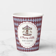 Draaimolen Kerst Baby Shower Papieren Beker