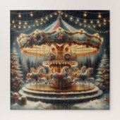  draaimolen met grillige kerst legpuzzel (Verticaal)