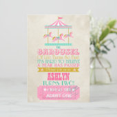 Draaimolen Verjaardag Kaart (Staand voorkant)