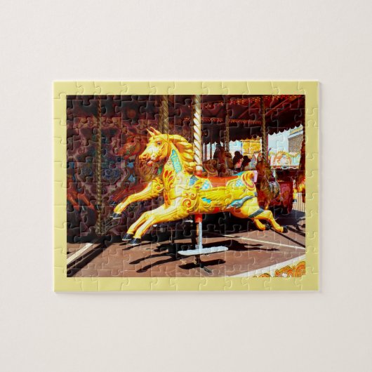 Draaimolenpaard Legpuzzel (Horizontaal)