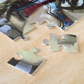 Draaimolenpaard Met Golvende Manen Legpuzzel (Zijkant)