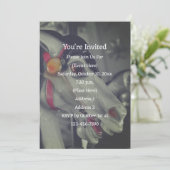 Draaimolenpaard Zwart En Wit Feest Kaart (Staand voorkant)