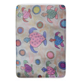 Draaimolens en cirkels badmat (Voorkant Verticaal)