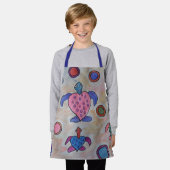 Draaimolens en wielrennen schort (Gedragen)