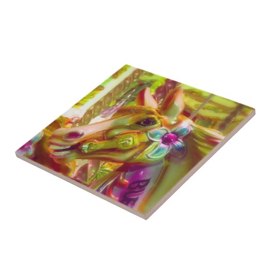 draaipaard tegeltje (Zijkant)