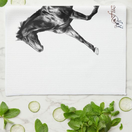 Draaipaard Theedoek (Gevouwen)