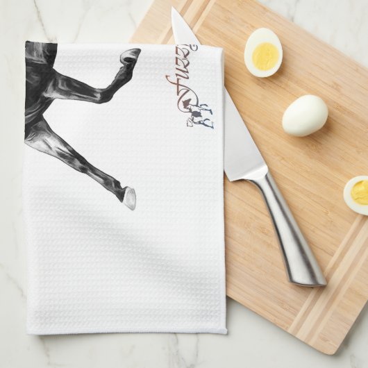 Draaipaard Theedoek (Quarter Fold)