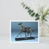 Draaipaarden (brons) briefkaart (Staand voorkant)