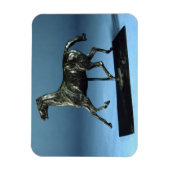 Draaipaarden (brons) magneet (Verticaal)