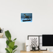 Draaipaarden (brons) poster (Thuiskantoor)