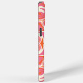 Draaipatroon in roze, Sinaasappel en crème Case-Mate iPhone Case (Achterkant / Rechts)