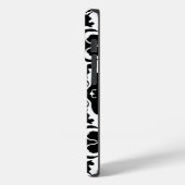 Draaipatroon in zwart-wit Case-Mate iPhone case (Achterkant / Links)
