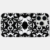Draaipatroon in zwart-wit Case-Mate iPhone case (Achterkant (horizontaal))