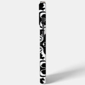 Draaipatroon in zwart-wit Case-Mate iPhone case (Achterkant / Links)