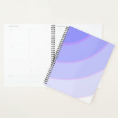 Draaipatroon pastel ombre paarse planner (Display)