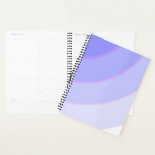 Draaipatroon pastel ombre paarse planner