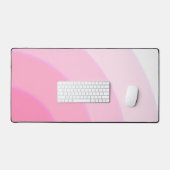 Draaipatroon Pastel Ombre Roze Bureaumat (Keyboard & Muis)