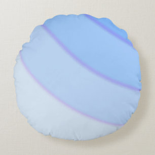 Draaipatroon Pastelblauw paarse Rond Kussen