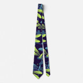 draairo with insect seamless pattern stropdas (Voorkant)